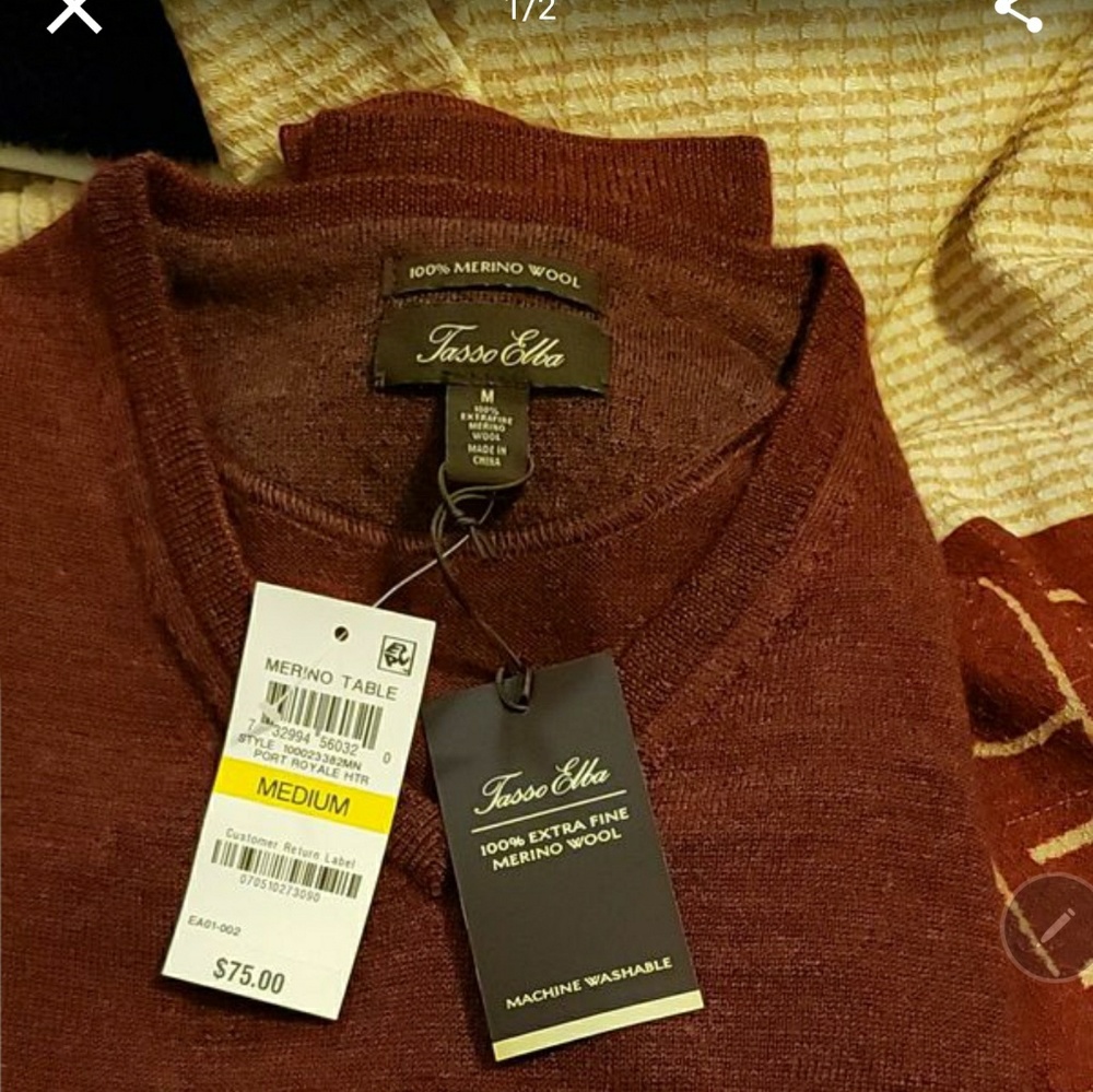 Tasso Elba Wool Sweater